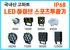 하이브 스포츠 투광기 LED 스포츠 조명 175W 300W 450W 600W 750W 950W 1250W